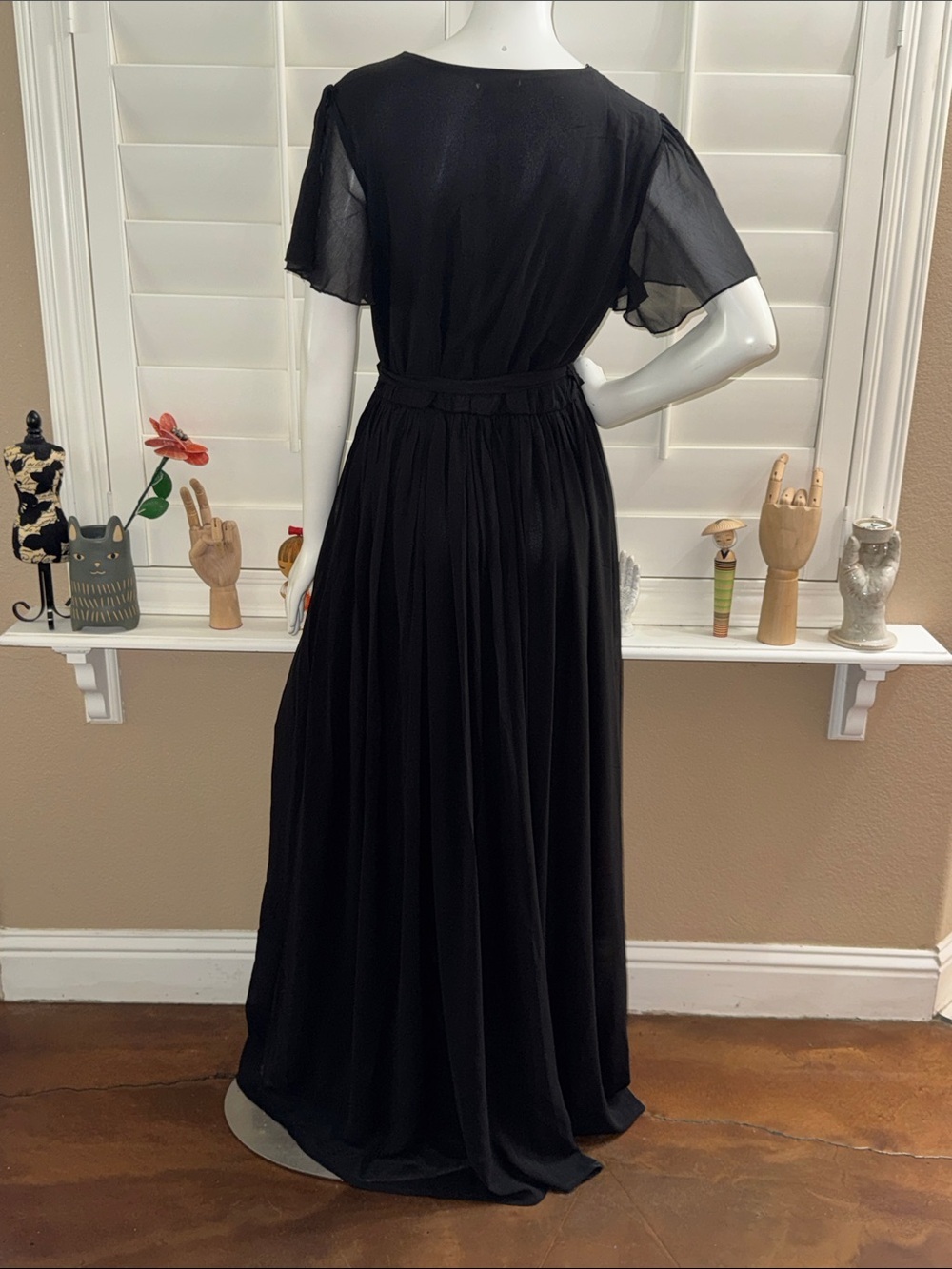 Baltic Born Kristina Maxi Dress Black - Picture 7 of 11